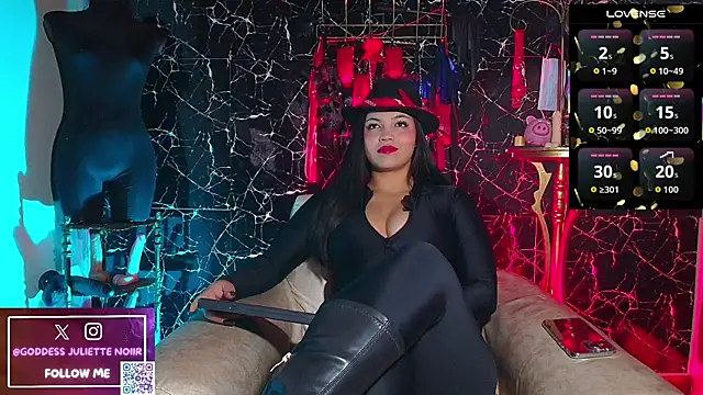 GoddessJulietteNoiirn Webbikameraesitys