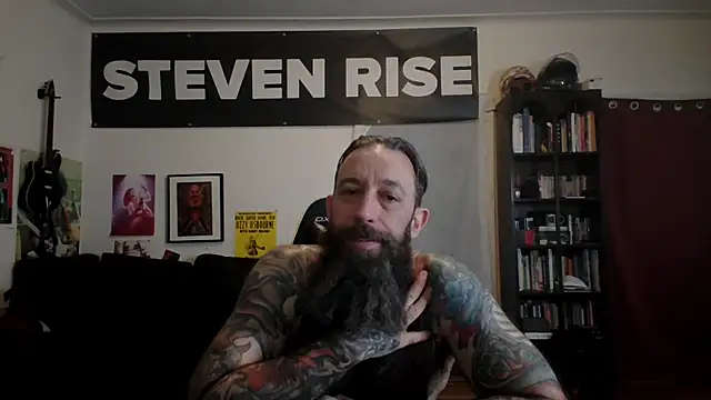 Show modela StevenRiseNYC na web-kameri