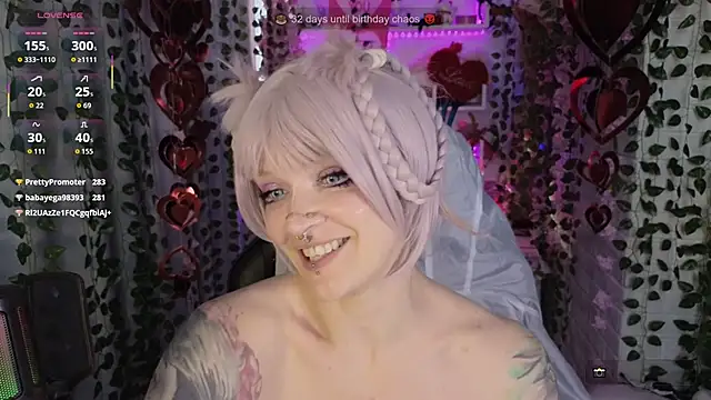 Chat +18 de Mee-Meow ao vivo