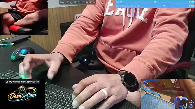 Show de DeanonCam na webcam