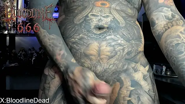 Show de DEATHINK666XX na webcam