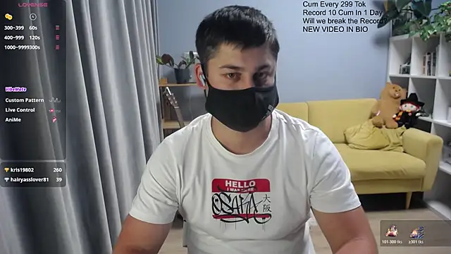 Chat +18 de Tomguys ao vivo