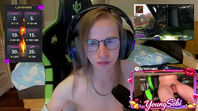 Show de YoungSebi na webcam
