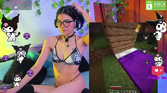 Bluedarkelf888 élő XXX-chatje