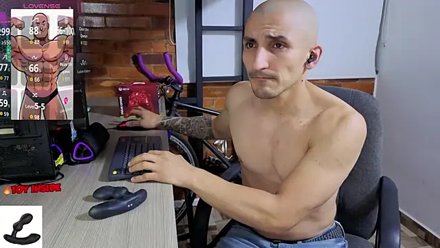 Show de Marck_Muscle na webcam