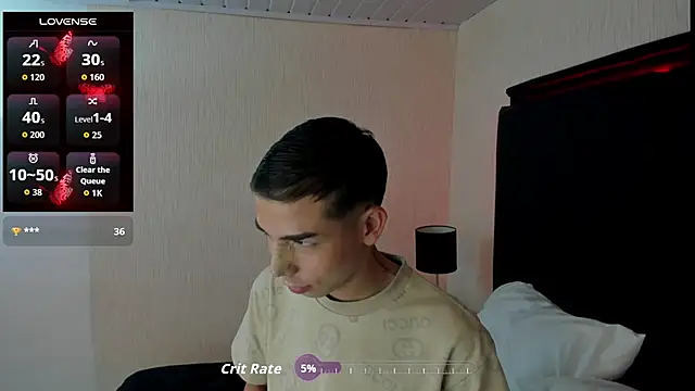 Show de Aron_maxx na webcam