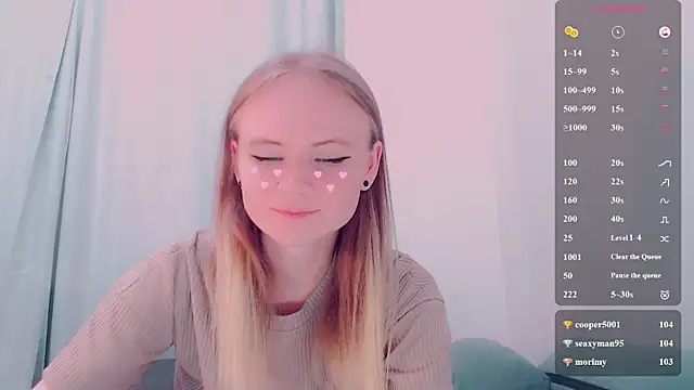 AliceNya_cute Adlı Modelin Canlı XXX Sohbeti
