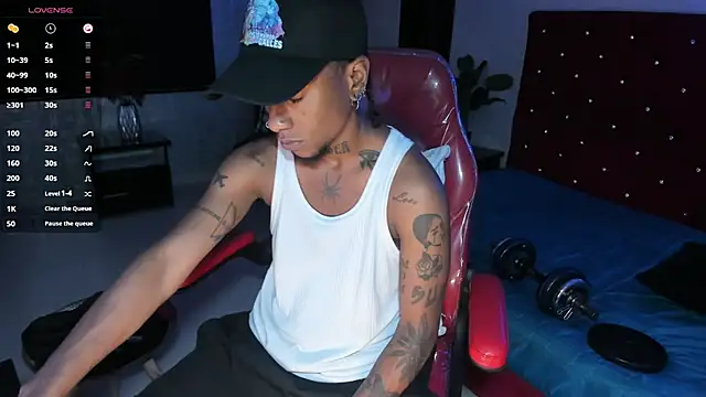 Show modela JhonyMiller_ na web-kameri