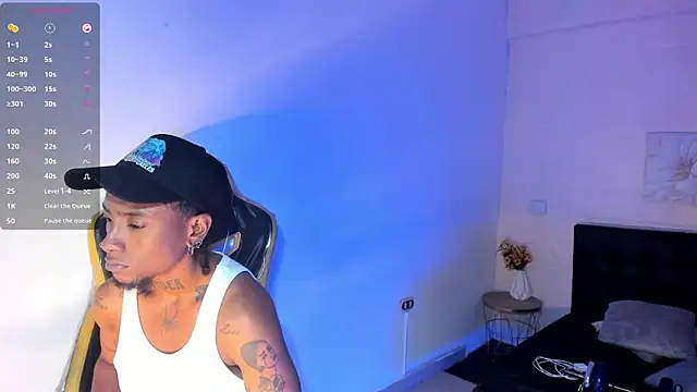 Show modela JhonyMiller_ na web-kameri
