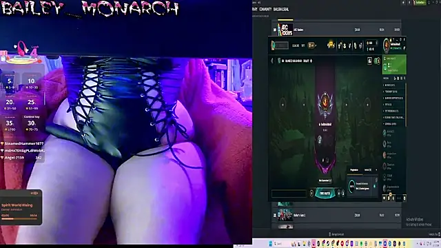baileymonarch Adlı Modelin Web Kamerası Şovu