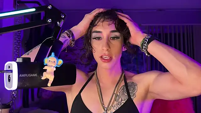Show modela xoFrankie na web-kameri