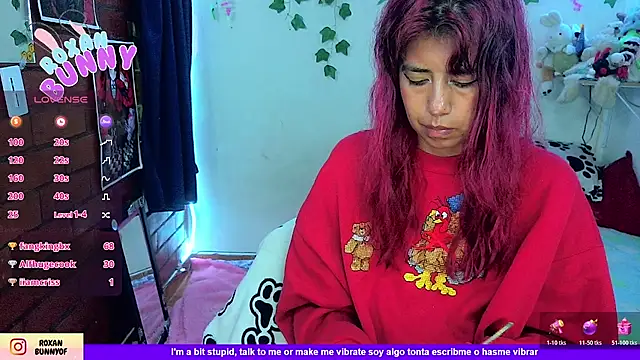 Roxanbunny1 élő XXX-chatje