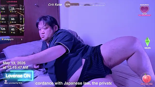 ChubbyBEAR039のウェブカメラショー
