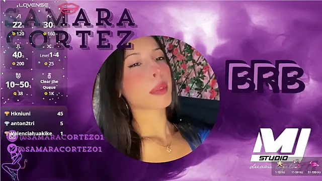 Chatroom XXX en direct de SamaraCortez