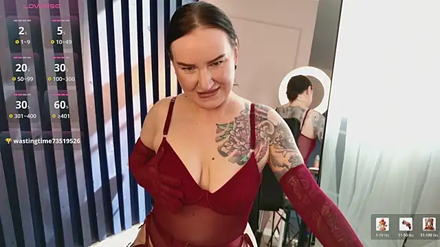 Chat +18 de JustGrace ao vivo