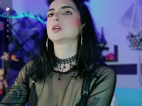 Show modela KandyParis na web-kameri