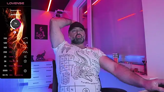HAIR-MAN Webcam Show