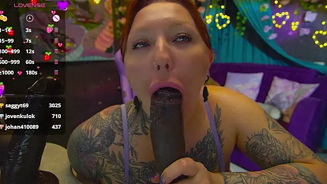 Show webcam de BlackedBarbie