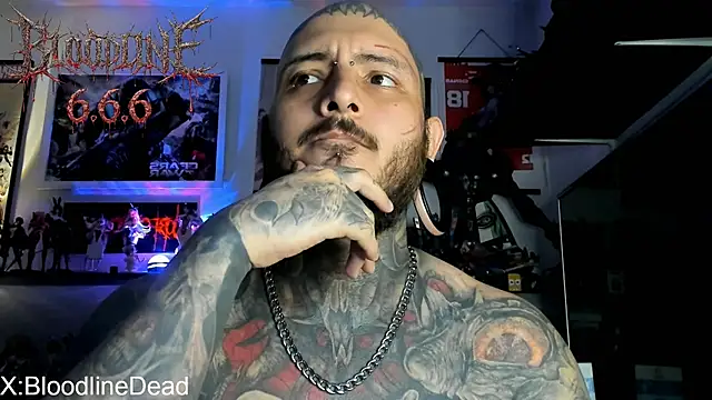 Show de DEATHINK666XX na webcam