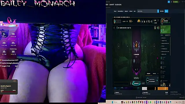 baileymonarch élő XXX-chatje
