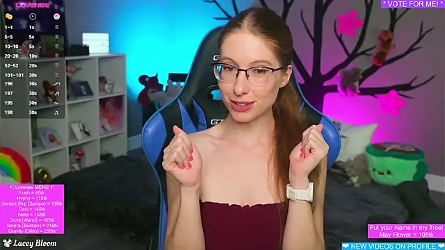 Chat +18 de TheLaceyBloom ao vivo
