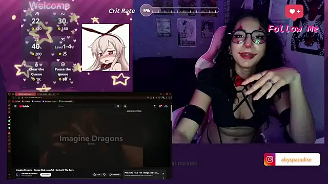 Chat XXX ao vivo de Abysparadise
