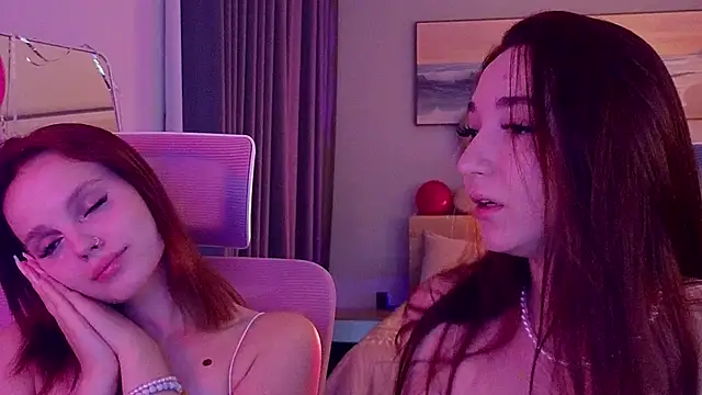 Show de MoonkissGirls na webcam