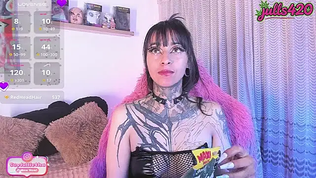 Chat XXX ao vivo de Julls420_