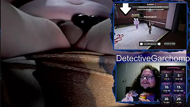 Show de DetChompy na webcam