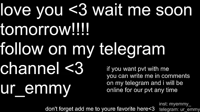 My_Emmy – Naživo XXX chat