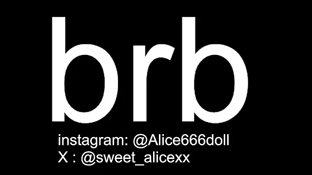 SWEET_ALICEXX 在線直播表演