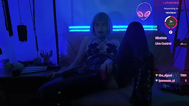 Chat +18 de CyberXGoddess ao vivo
