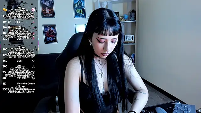 Show de Ravenelle_ na webcam