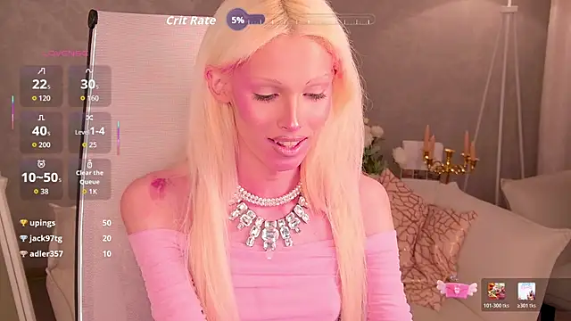 Show de PamelamyDreamys na webcam