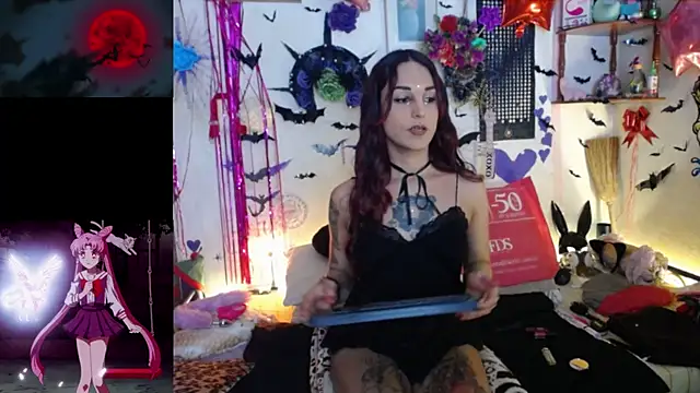 Show de purplekattlyn na webcam