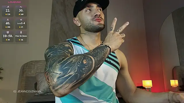 Show modela JeanColleman na web-kameri