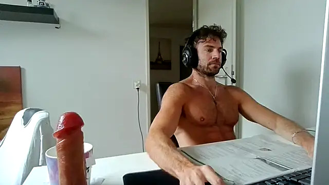 Show de alpha-hunk na webcam