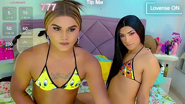 Pokazy przed kamerką – party_duo_trans