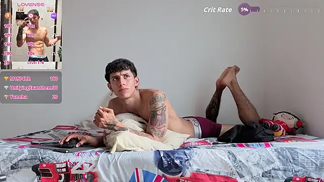 Show modela Cristopher23_ na web-kameri
