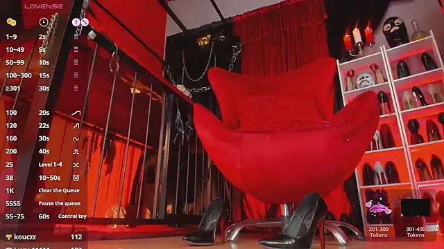 Webkamerová show MistressAndre