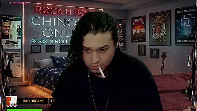 chino_roz: διαδικτυακό σόου στην κάμερα
