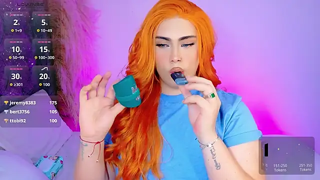 Show modela astridjonness na web-kameri