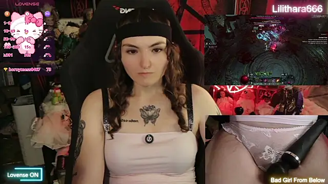 Lilithara666 webkamerás műsora