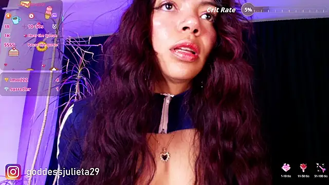 Živý XXX chat GoddessJulieta_