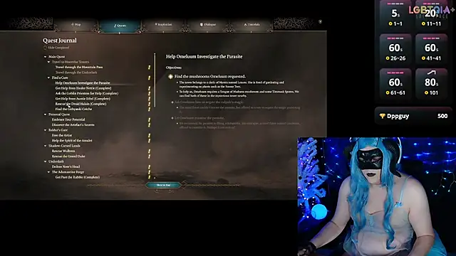 StarshineMoonspark Pertunjukan Webcam