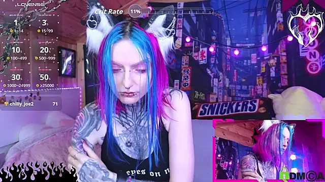 NekoCyber Adlı Modelin Canlı XXX Sohbeti