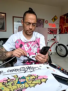 Mr_Graffitimile webkamerás műsora