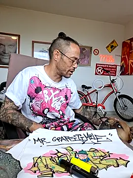 Show de Mr_Graffitimile na webcam