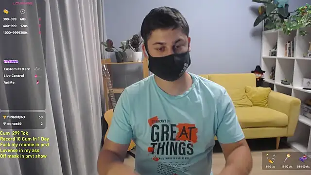 Chat XXX en directo de Tomguys