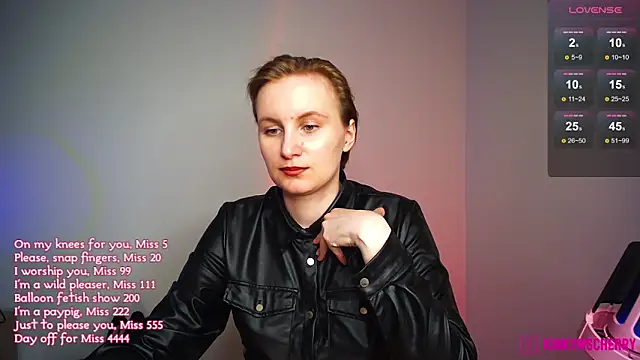 Chat XXX ao vivo de KinkyMissCherry